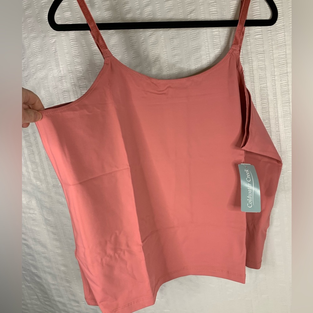 NWT Coldwater Creek essential camisole. Size 2X in sweet pea.